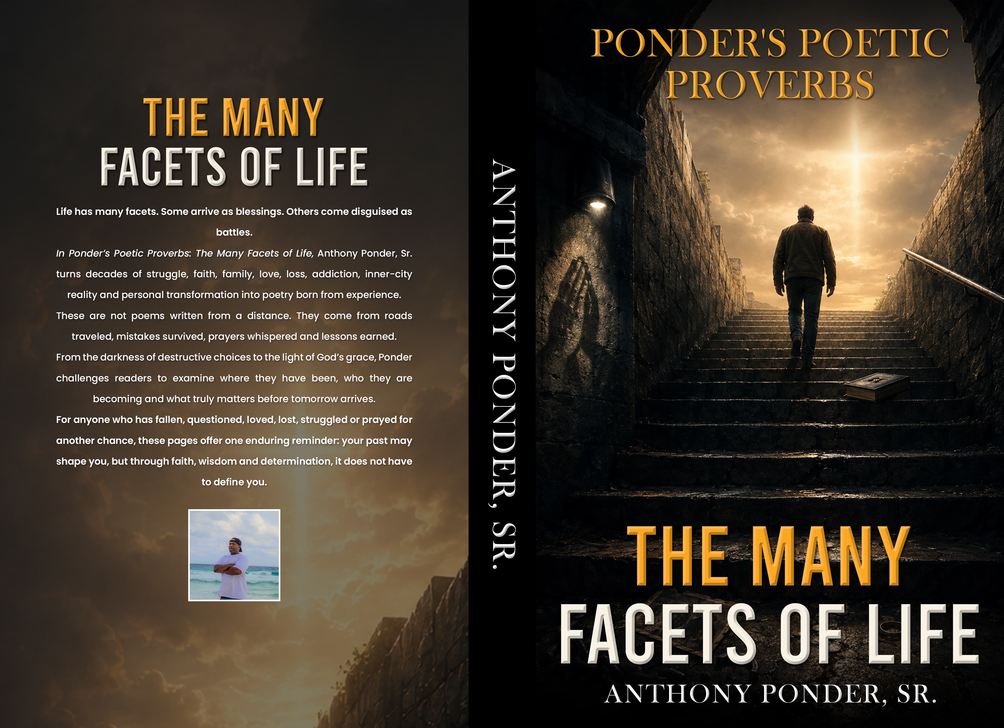 Ponder’s Poetic Proverbs: The Many Facets of Life, by Anthony Ponder Sr. — official book cover